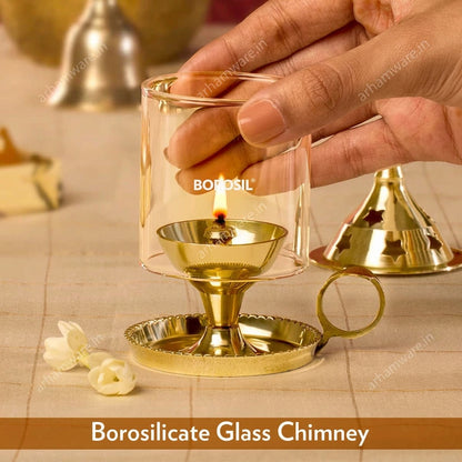 Borosil Mangal Akhand Brass Diya