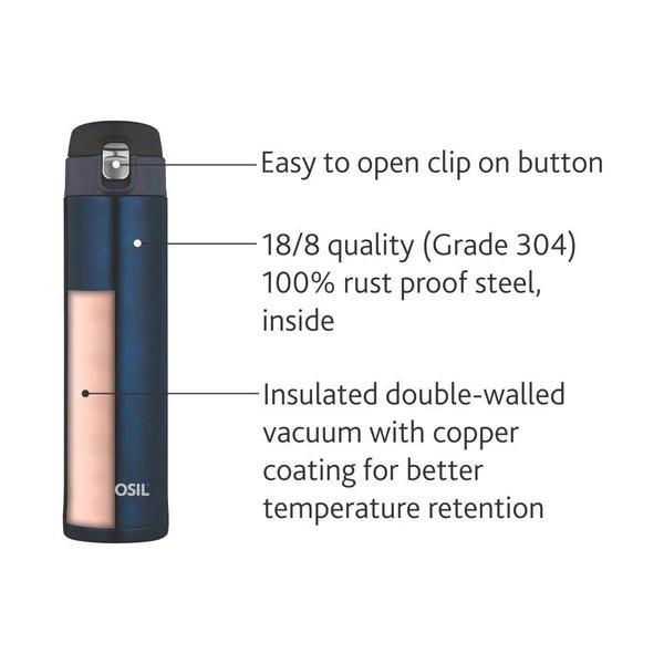 Borosil Hydra Nova 500 Thermal Vacuum Insulated Bottle