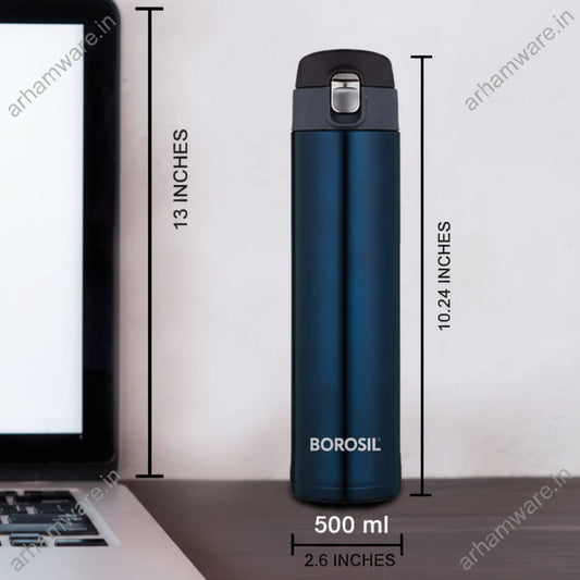 Borosil Hydra Nova 500 Thermal Vacuum Insulated Bottle