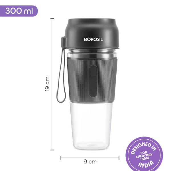 Borosil Nutrimate Portable Juicer 300ml