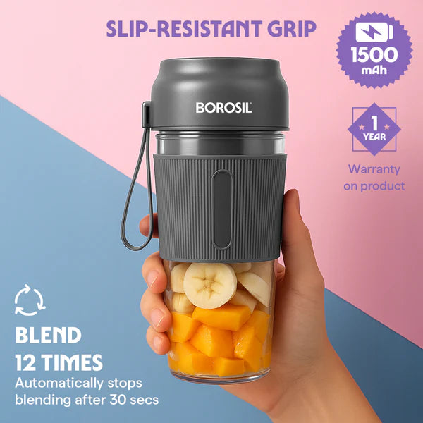 Borosil Nutrimate Portable Juicer 300ml