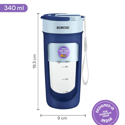 Borosil Nutrisip Portable Juicer 340ml