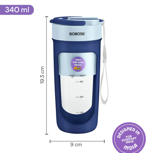 Borosil Nutrisip Portable Juicer 340ml