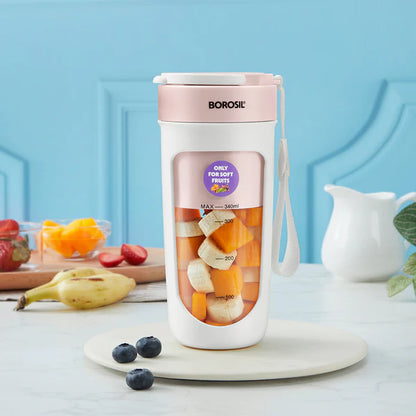 Borosil Nutrisip Portable Juicer 340ml