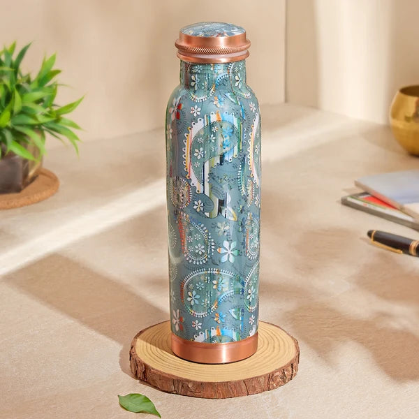 Borosil Thirtha Vera Copper Bottle 600ml