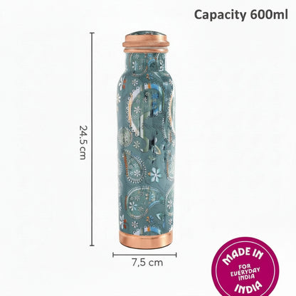 Borosil Thirtha Vera Copper Bottle 600ml