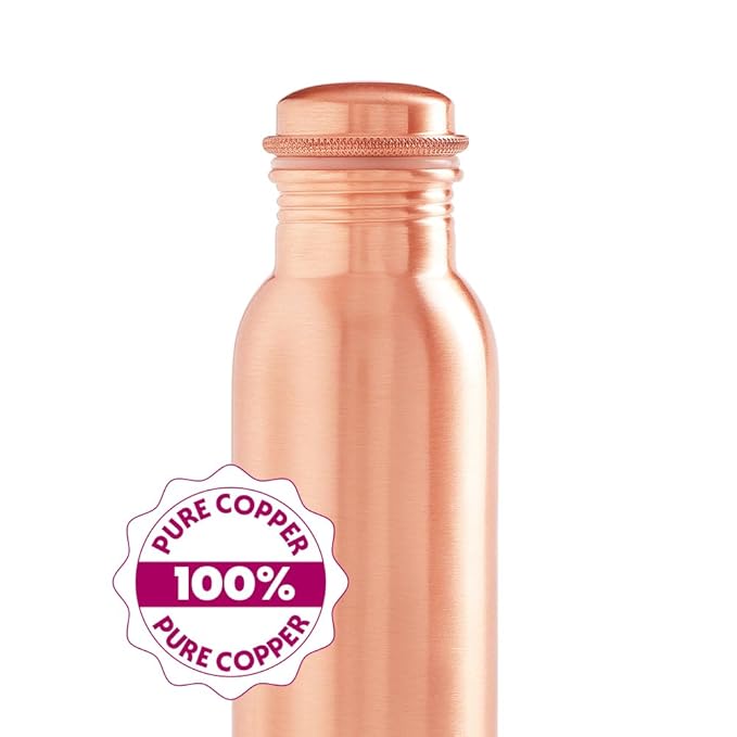 Borosil Thirtha Plain Copper Bottle 600ml