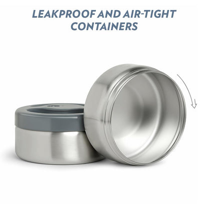 Borosil Hot-N-Fresh Thermal Vacuum Insulated Lunch Box with Bag