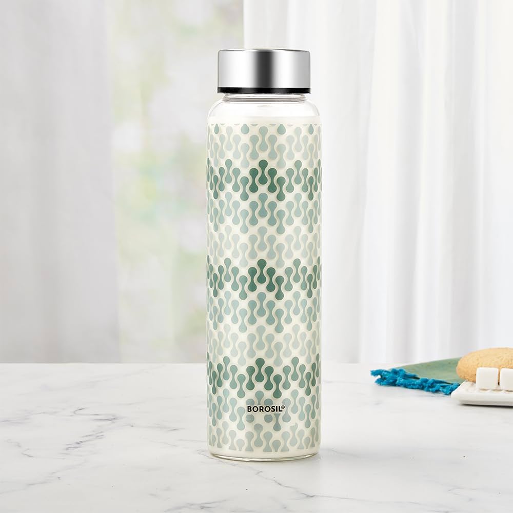 Borosil 1000ml (1 ltr) Borosilicate Glass Bottle