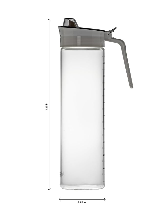 Dubblin Bake 1000ml Oil Dispenser Borosilicate Glass (Random Color)