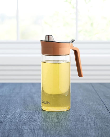 Dubblin Bake 600ml Oil Dispenser Borosilicate Glass (Random Color)