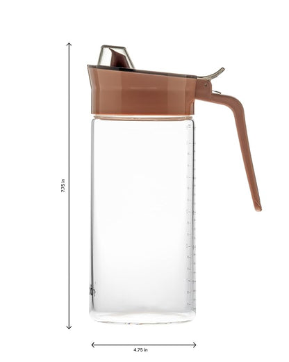 Dubblin Bake 600ml Oil Dispenser Borosilicate Glass (Random Color)