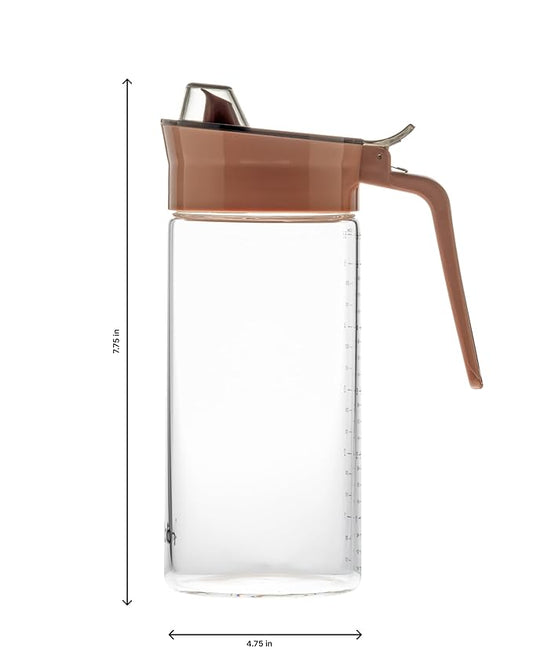 Dubblin Bake 600ml Oil Dispenser Borosilicate Glass (Random Color)