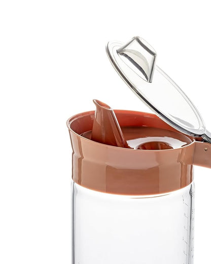 Dubblin Bake 600ml Oil Dispenser Borosilicate Glass (Random Color)