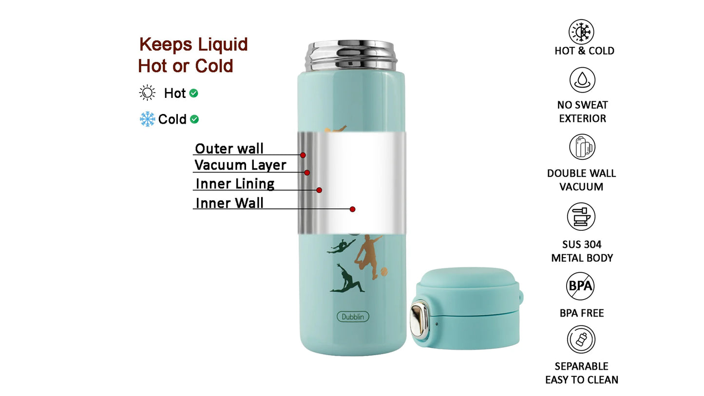 Dubblin Banjo 450ml Thermal Vacuum Insulated Bottle