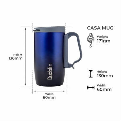 Dubblin Casa Stainless Steel Coffee Mug