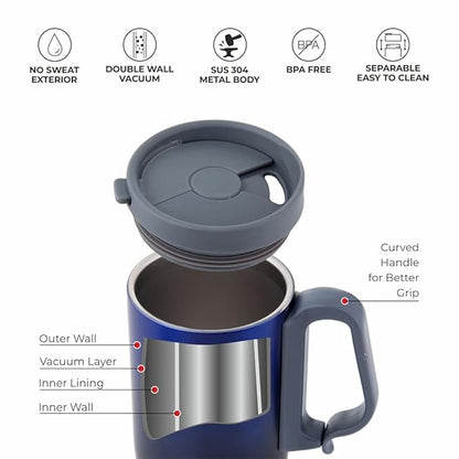 Dubblin Casa Stainless Steel Coffee Mug