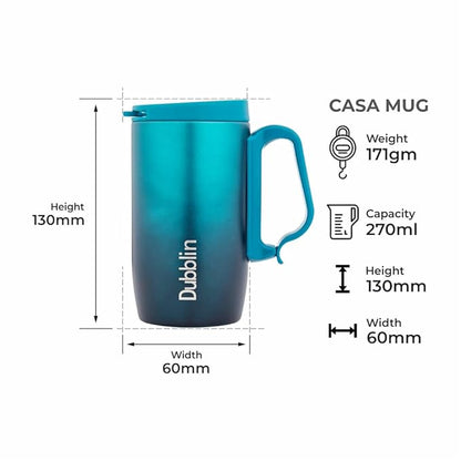 Dubblin Casa Stainless Steel Coffee Mug