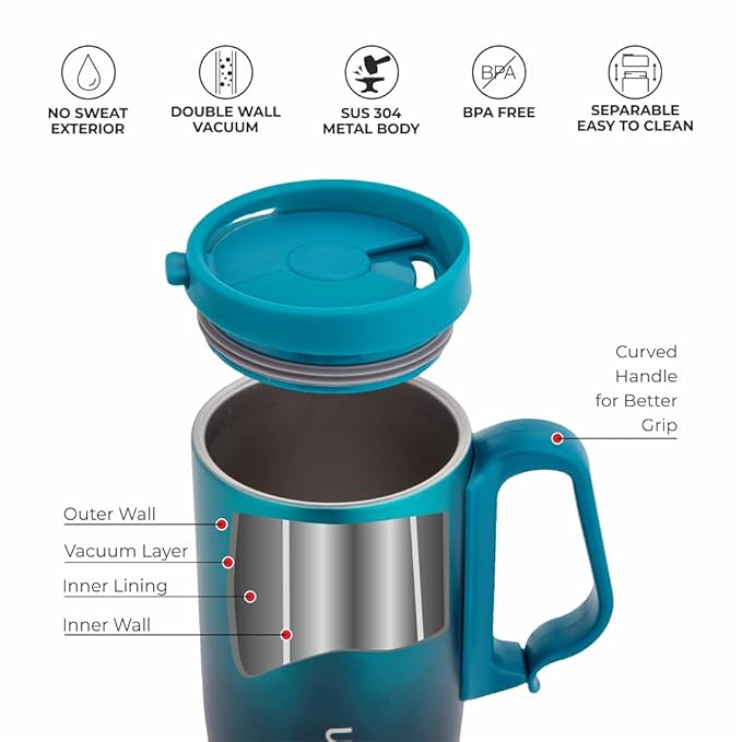 Dubblin Casa Stainless Steel Coffee Mug