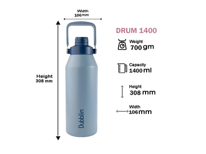 Dubblin Drum 1400 Thermal Vacuum Insulated Bottle