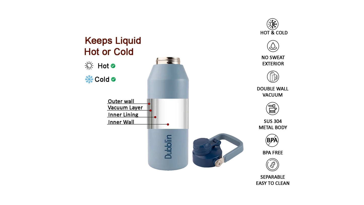 Dubblin Drum 1400 Thermal Vacuum Insulated Bottle