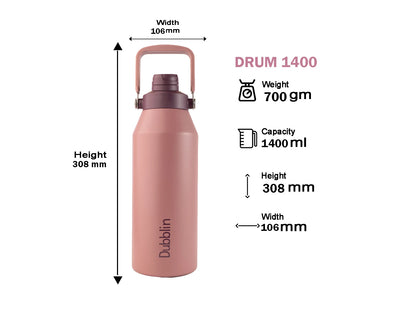 Dubblin Drum 1400 Thermal Vacuum Insulated Bottle