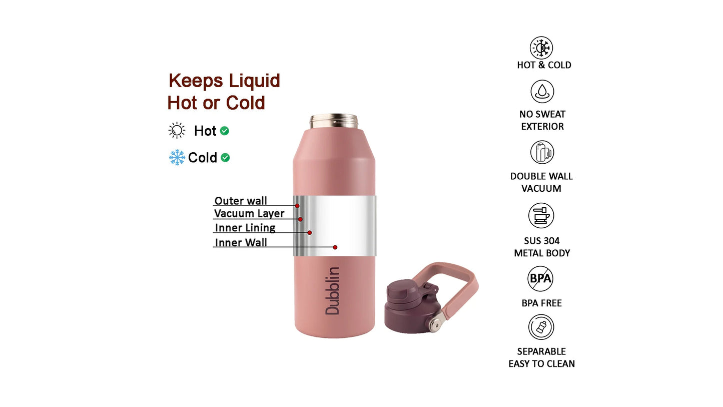 Dubblin Drum 1400 Thermal Vacuum Insulated Bottle