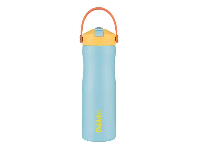 Dubblin Fancy 500 Thermal Vacuum Insulated Bottle with Straw