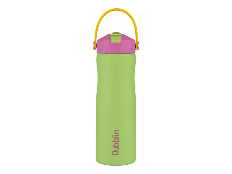Dubblin Fancy 500 Thermal Vacuum Insulated Bottle with Straw