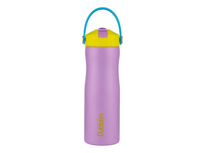 Dubblin Fancy 500 Thermal Vacuum Insulated Bottle with Straw