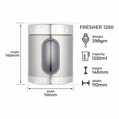Dubblin Fresher Jar Stainless Steel Kitchen Dry Storage Container Up to Buy 4 Get 1 Free