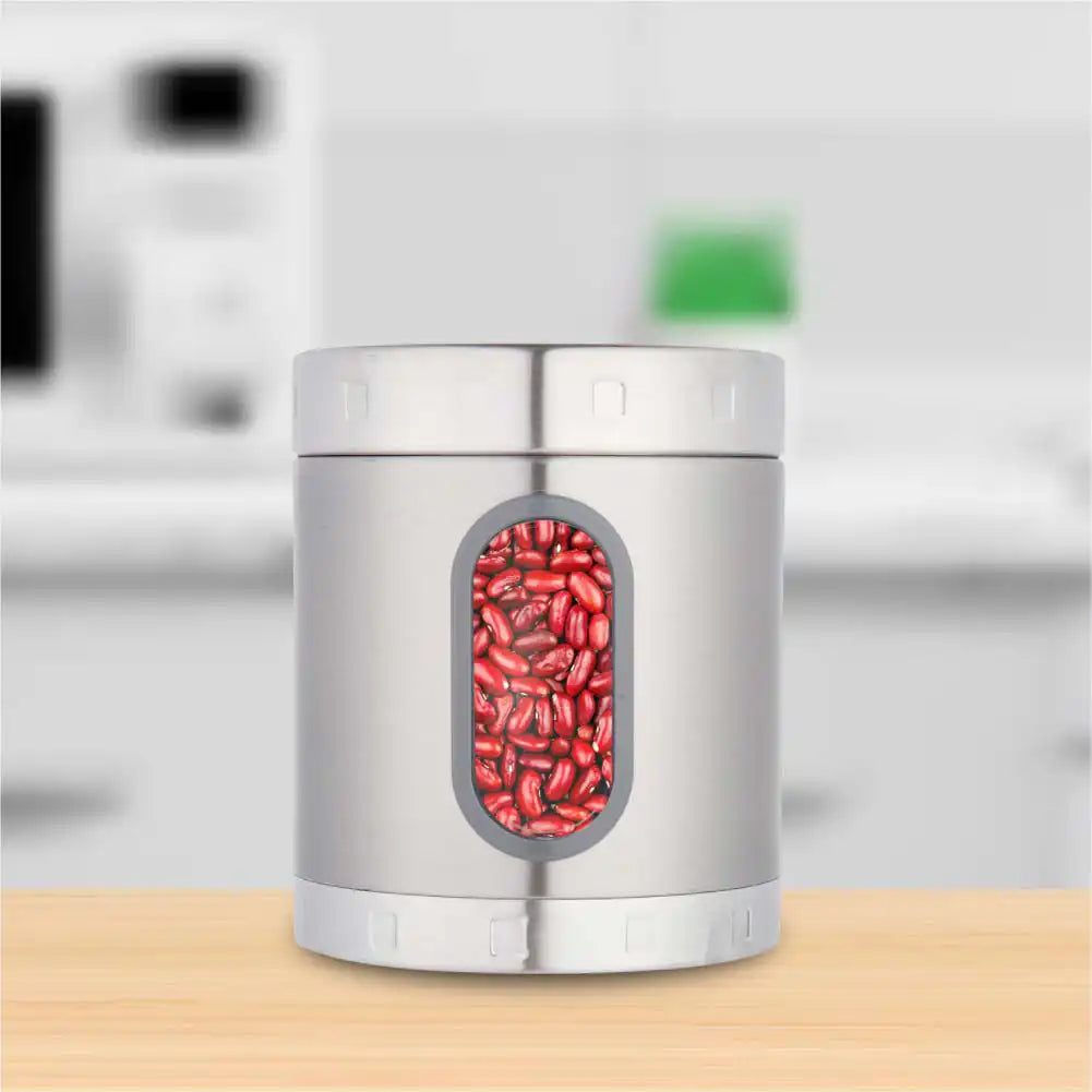 Dubblin Fresher Jar Stainless Steel Kitchen Dry Storage Container Up to Buy 4 Get 1 Free