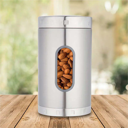 Dubblin Fresher Jar Stainless Steel Kitchen Dry Storage Container Up to Buy 4 Get 1 Free