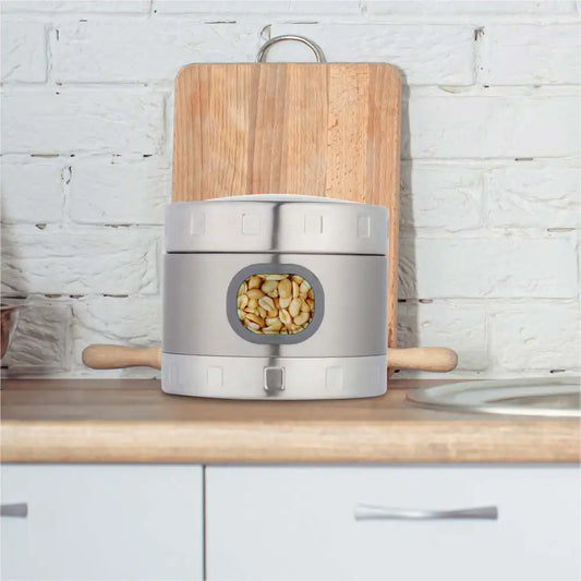 Dubblin Fresher Jar Stainless Steel Kitchen Dry Storage Container Up to Buy 4 Get 1 Free