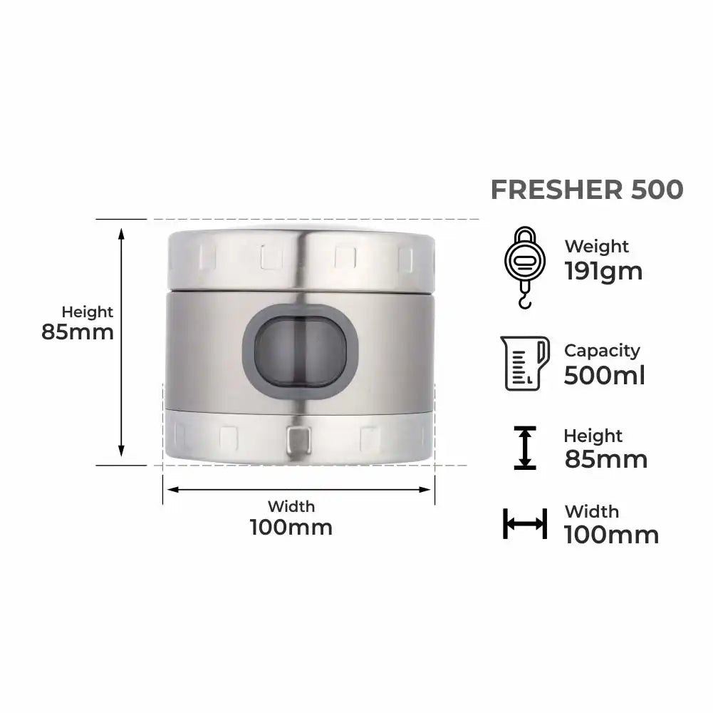 Dubblin Fresher Jar Stainless Steel Kitchen Dry Storage Container Up to Buy 4 Get 1 Free