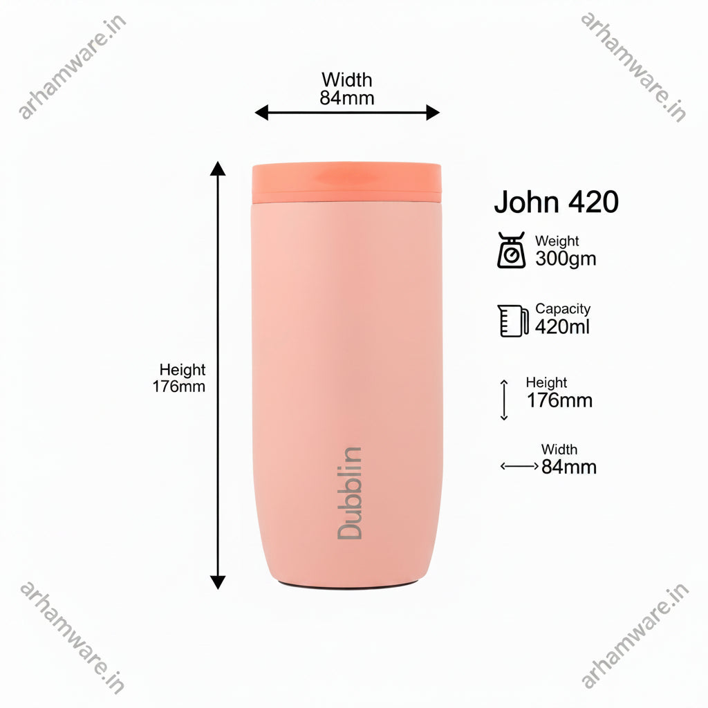 Dubblin John Mug 420 Stainless Steel