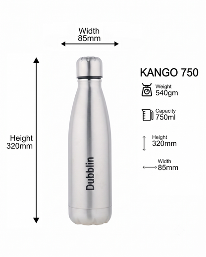 Dubblin Kango 750ml Thermal Vacuum Insulated Bottle