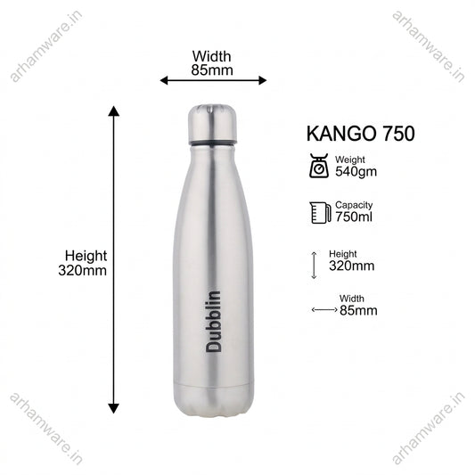 Dubblin Kango 750ml Thermal Vacuum Insulated Bottle