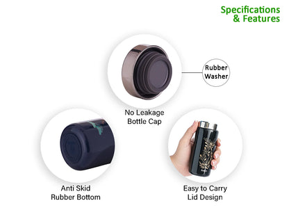 Dubblin Little 200ml Thermal Vacuum Insulated Bottle