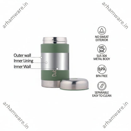 Dubblin Mid Day Meal 550ml Thermal Vacuum Insulated Food Container