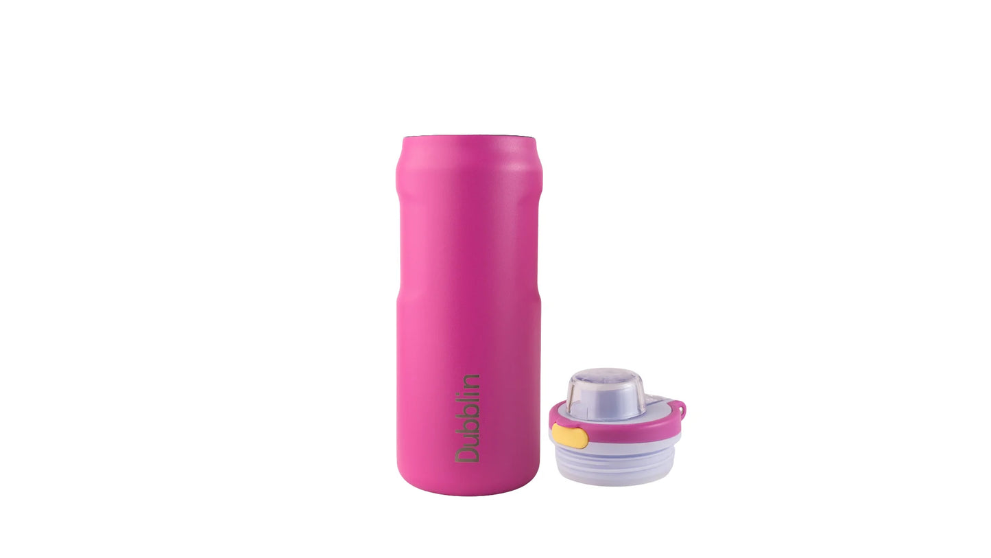 Dubblin Modern 600 Thermal Vacuum Insulated Bottle (Twin Flow: Normal Sipper Plus Straw Sipper)