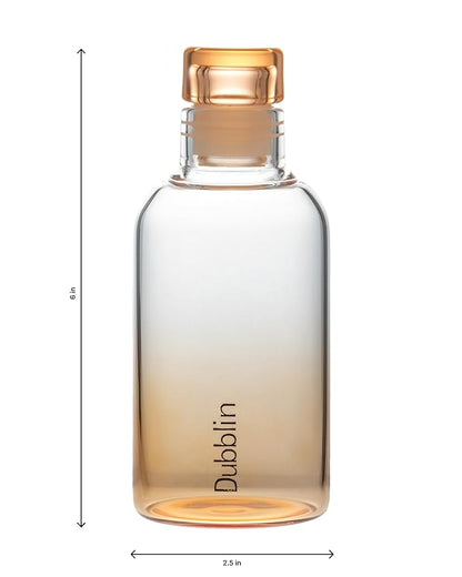 Dubblin Pure 350ml Borosilicate Glass Bottle with Push Cap