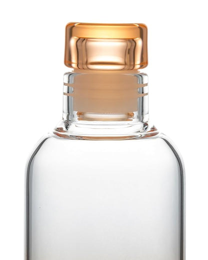 Dubblin Pure 350ml Borosilicate Glass Bottle with Push Cap