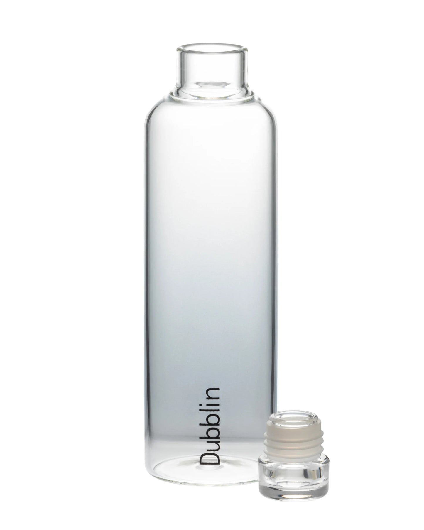 Dubblin Pure 800ml Borosilicate Glass Bottle with Push Cap