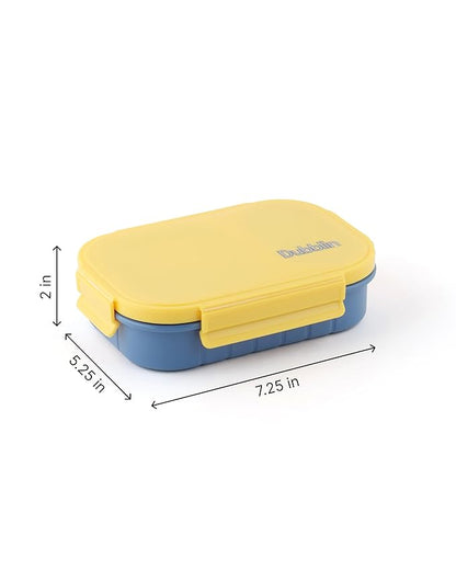Dubblin Ricky Stainless Steel 2 Partition Lunch Box