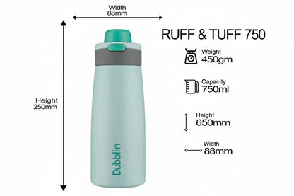 Dubblin Ruff & Tuff 750 Thermal Vacuum Insulated Bottle