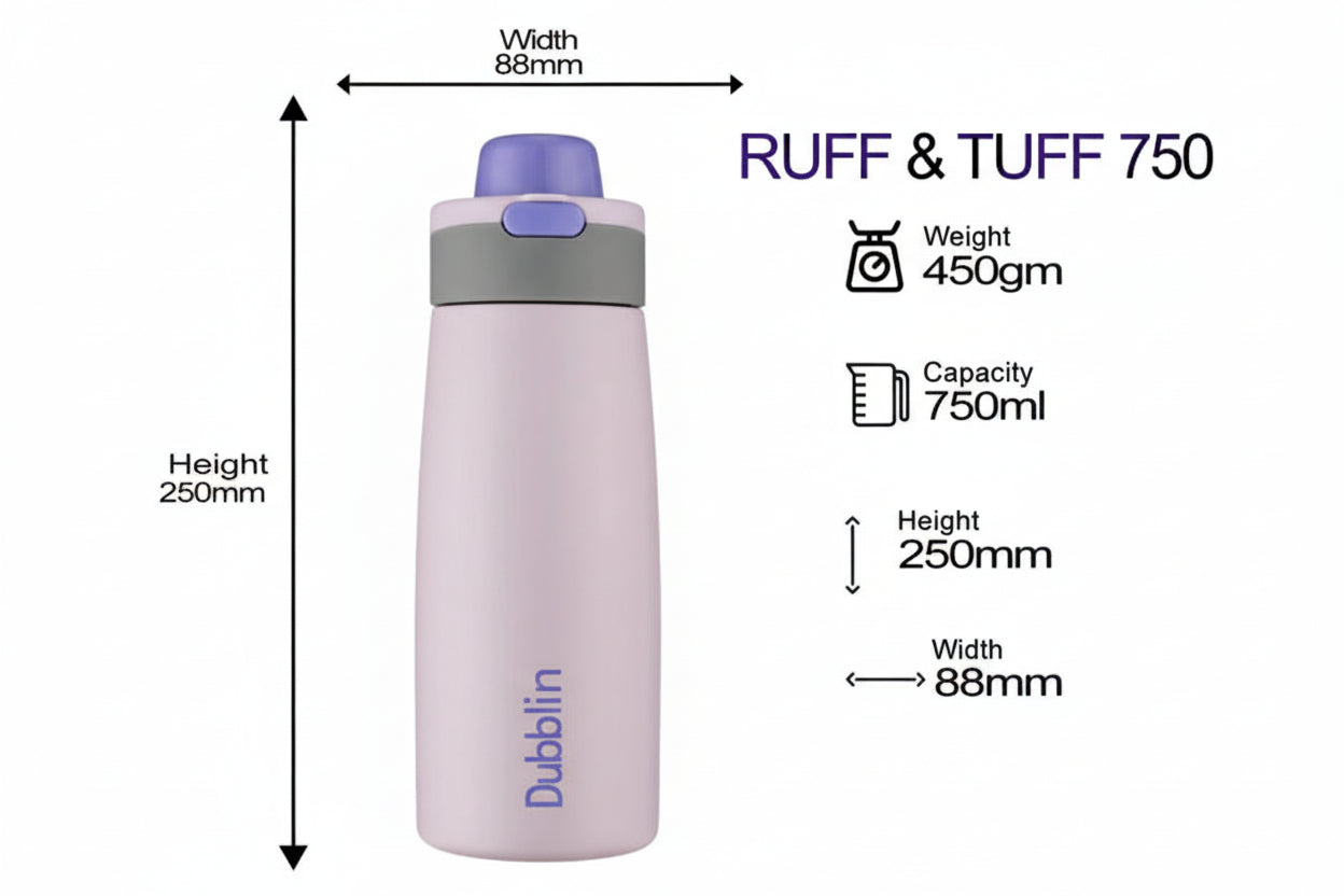 Dubblin Ruff & Tuff 750 Thermal Vacuum Insulated Bottle