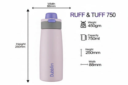 Dubblin Ruff & Tuff 750 Thermal Vacuum Insulated Bottle