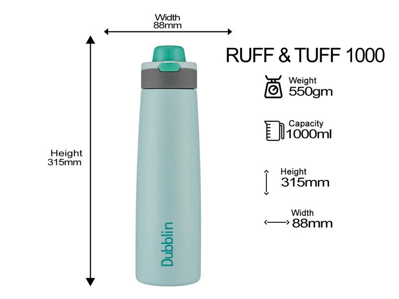 Dubblin Ruff & Tuff 1000 Thermal Vacuum Insulated Bottle