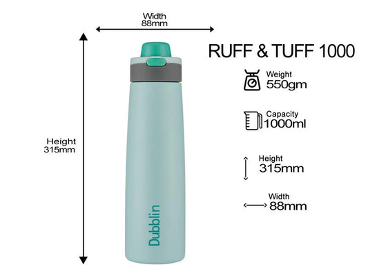 Dubblin Ruff & Tuff 1000 Thermal Vacuum Insulated Bottle